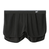 Men’s Ice Silk Mesh Shorts – Breathable Sports & Fitness Home Wear Pants (Pack of 2)