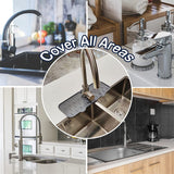 Kitchen Silicone  Faucet Absorbent Mat, Sink Splash Guard, Silicone Faucet Splash Catcher Countertop Protector