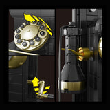 Building Block Retro Telephone Model, Children's Toy Gift