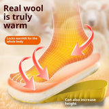 Comfortable Wool Shoe Insoles with Breathable, Sweat-absorbing Design