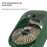 Air Conditioning Fan Desk Misting Air Cooler, Cooling USB Rechargeable Humidifier, Portable Spray Fan with 3 Wind Speeds, Tools for Home Office