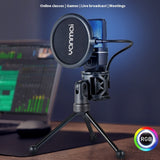 RGB Wireless Desktop Noise Reduction Game Microphone