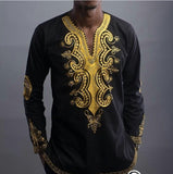 Men’s African Tu-Style Ethnic Printed Top