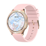 AK53 Bluetooth Calling, Heart Rate, Blood Pressure, Blood Oxygen Monitor, Weather Multi-speciality Women's Smart Watch