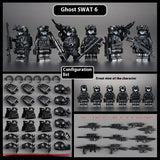 Military Building Blocks Doll, Assembled Desert Army