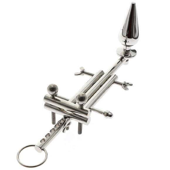 Stainless Steel Catheter, Anal Locking Chastity Device