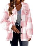 Women’s Fashion, Button-up Plush Jacket or Coat