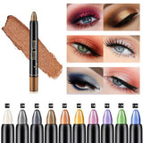 Pearlescent Silkworm Eyeshadow Pen, Lasting Waterproof Non-blooming, Shiny Pearlescent Gel Pen