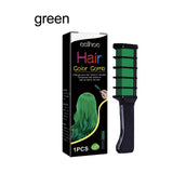 Temporary Hairdressing Comb Mild, No Hair Damage, No Scalp Damage, Easy to Change Hair Color