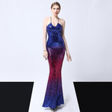 Sequined Evening Dress