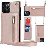 Zipper Phone Case, Crossbody Phone Cover with Strap