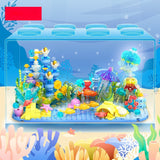 Submarine Creative Building Blocks, Ornaments and Assembled Toys for Kids