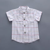 Short Sleeve Shirt and Short Pants Suit