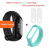 Global Version Xiaomi MI 3 Fitness Tracker, 0.78 OLED Touch Screen 50M Waterproof Band Smart Bracelet