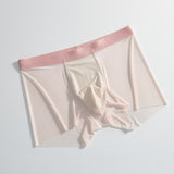 Seamless Ice Silk Flying Thin Boxers, Men's Underwear (Pack of 2)