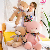 Cartoon Bow, Big Bear Plush Toy