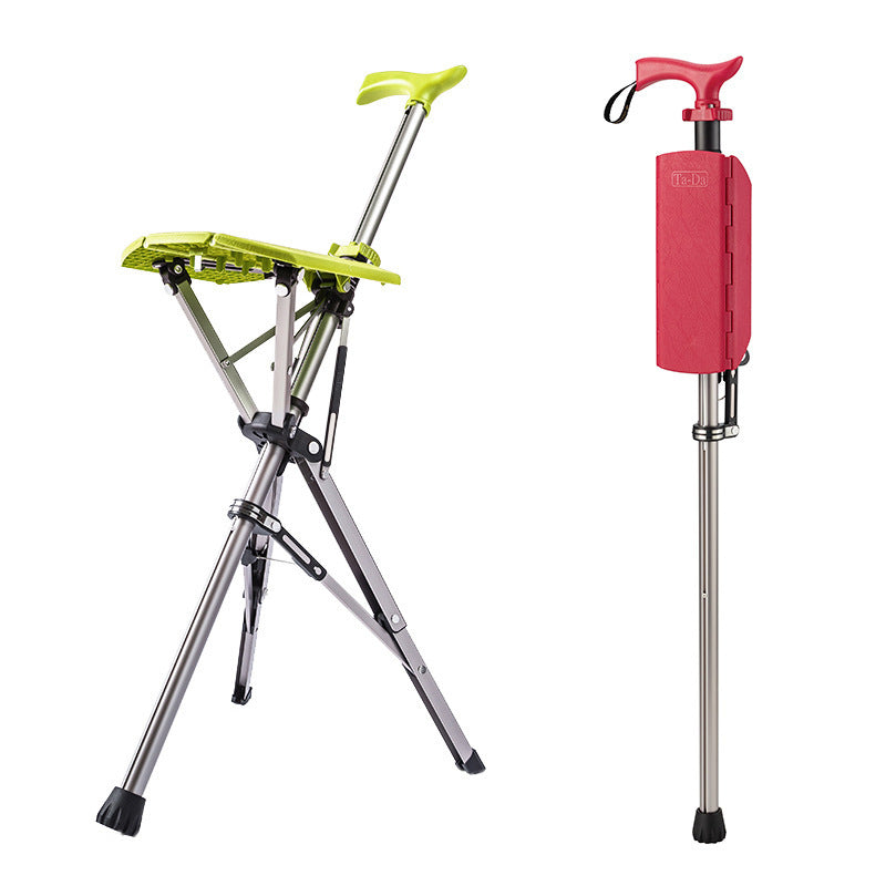 Folding Cane Sticks for the Elderly, Non-slip Sit On Stools – Sociable ...