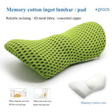Lumbar Support Pillow for Side Sleepers and Pregnancy – Ergonomic Back Support Cushion for Chair and Car Seat