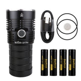 18650C Port Direct Charge, Strong Flashlight