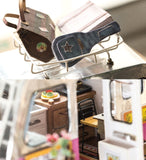 Happy Camper Miniature Dollhouse Trailer, DIY Kit