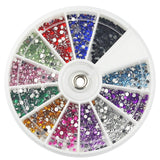 Diamond Fake Nails, Domestic Rhinestones, 12 Colors