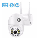 Cross-border New Wireless WiFi Surveillance Camera, Dual Light Source AI Intelligent Monitoring Ball Machine with Cloud Storage