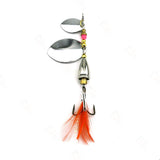 Sea Fishing Simulation Bait Feather Rotating Sequins