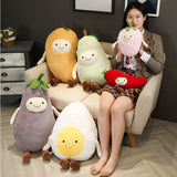 Cartoon Eggplant Figurine, Plush Toy