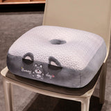 Cartoon Printed Ice Silk Cushion, Lightweight Summer Pillow