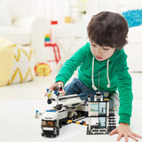 Classic Building Blocks, Police Station Model, DIY Educational Toys