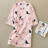 Household Gauze Bathrobe