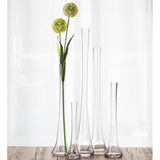 Nordic Slim Small-mouth Flower Vase – Modern Minimalist Home Décor