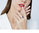 Royal Blue Trendy Ring
