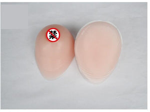 Water droplet type silicone breast form, pseudo-nature dressing postoperative simulation fake breast or fake chest