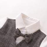 Baby Gentleman's Clothing, Bow Tie Romper Dress