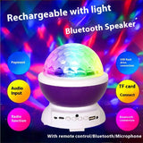 Bluetooth Karaoke, Wireless Rotating Light Subwoofer