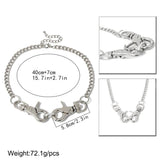 Geometric Thick Chain Cold Necklace