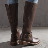 Women's Long Zipper Boots