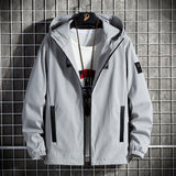 Hooded Jacket, Overalls Trendy and Handsome Men's Clothing