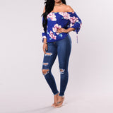 Shascullfites Melody High-waist Ripped Skinny Jeggings – Washed Stretch Denim Pants for Women