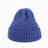 Autumn and Winter Fried Dough, Twist Knitting Warm Wool Hat (Pack of 2)