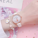 Korean-style Cute Girl, Analog Children's Watch