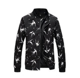 Men’s Plaid Baseball Jacket – Autumn Windbreaker