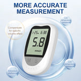 Household Blood Glucose Meter, English Version Medical Grade Precision A Device