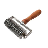 Stainless Steel Wooden Handle Dough Cutter and Curator