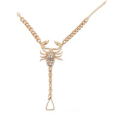 Diamond Scorpion Anklet or Paajeb