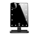 Touch Screen Makeup Mirror with 20 LED Lights, Bluetooth Music Speaker, 10x Magnifying Mirrors Lights