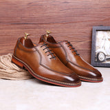 Sponge Leather Gentleman Men's Shoes