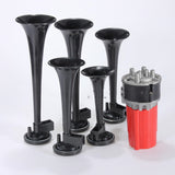 12V Universal Multi-tone Five-pipe Flute Horn