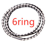 Men's Braided Genuine Leather Bracelet, Stainless Steel Beads, Charm Band for Boys